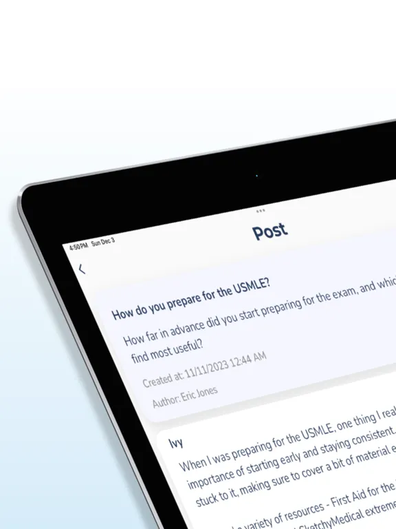 تصاویر MedBrane: Med School Exam Prep iPad 