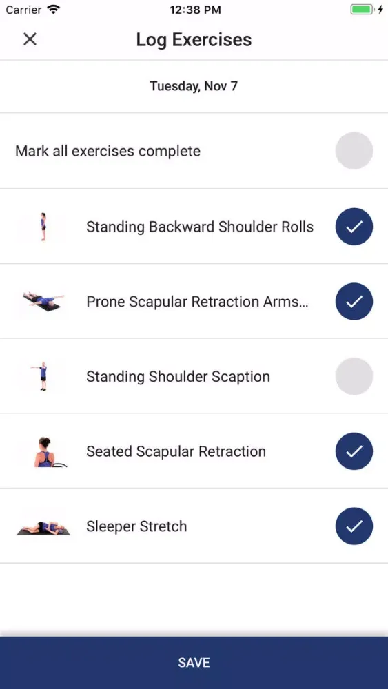Ảnh chụp màn hình của SOAR FITT for Patients