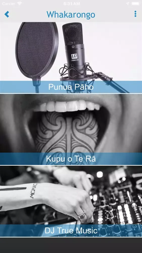 Zrzuty ekranu Moana Radio TGA