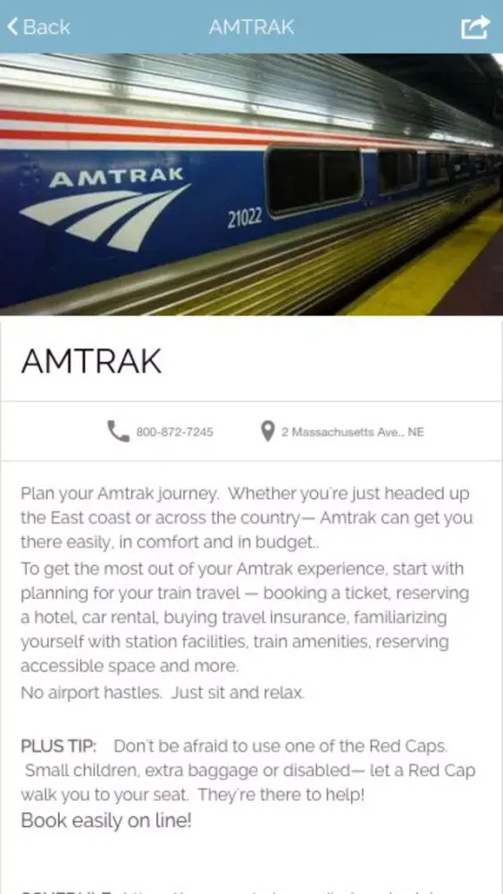 Washington Guide by DC Metro+ 스크린샷