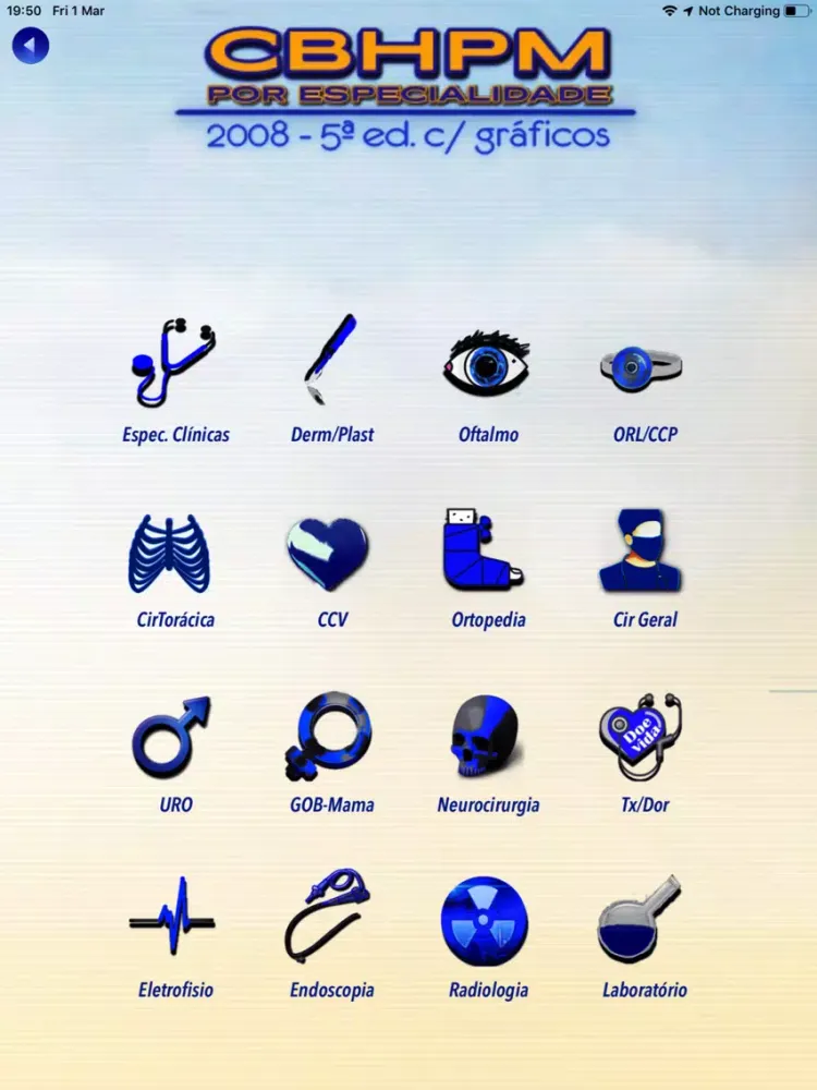ภาพหน้าจอของ MEDcodigos TUSS SUS CBHPM BR iPad 