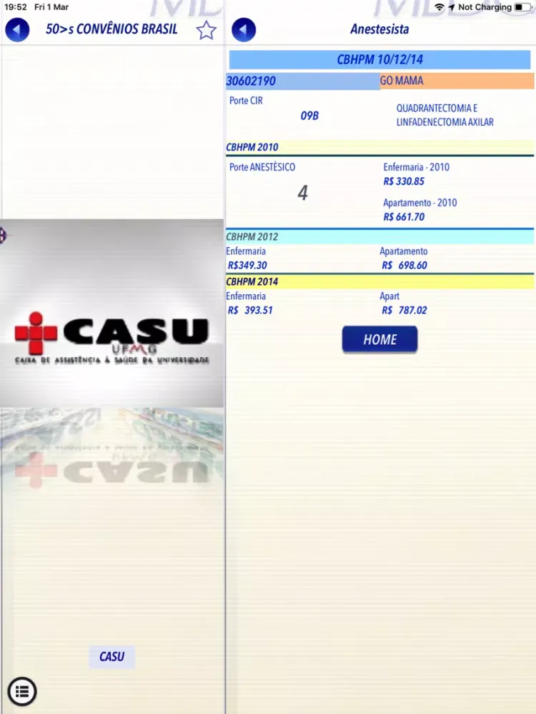 ภาพหน้าจอของ MEDcodigos TUSS SUS CBHPM BR iPad 