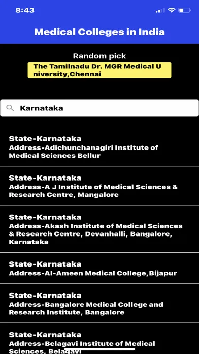 Скриншоты Medical Colleges in India