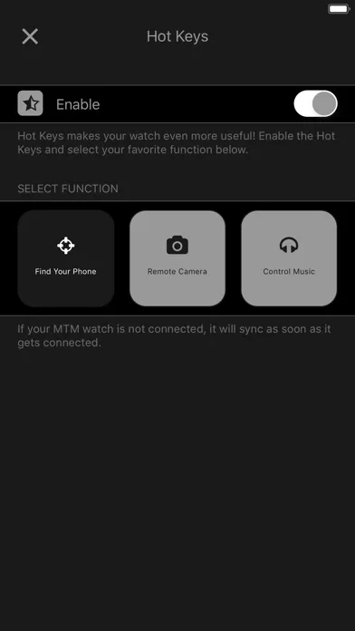 MTM Watch Screenshots