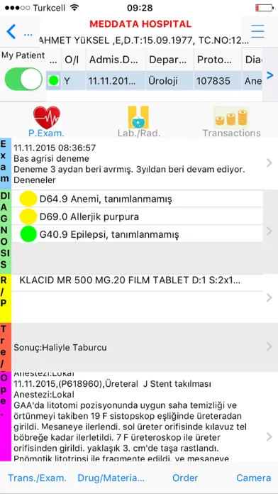 Скриншоты Meddata HIS Doctor