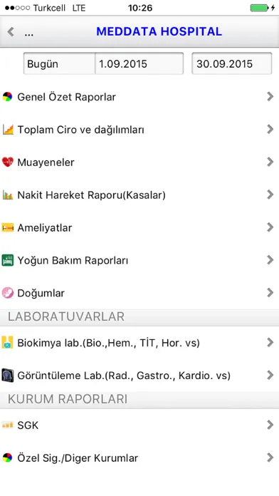 Capturas de pantalla de meddata yonetici asistani