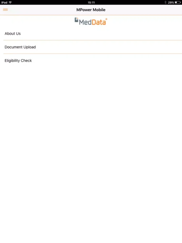 MedData MPower Mobile iPad 应用截图