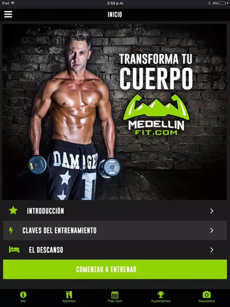 Entrenador Online Medellinfit iPad  স্ক্রিনশট