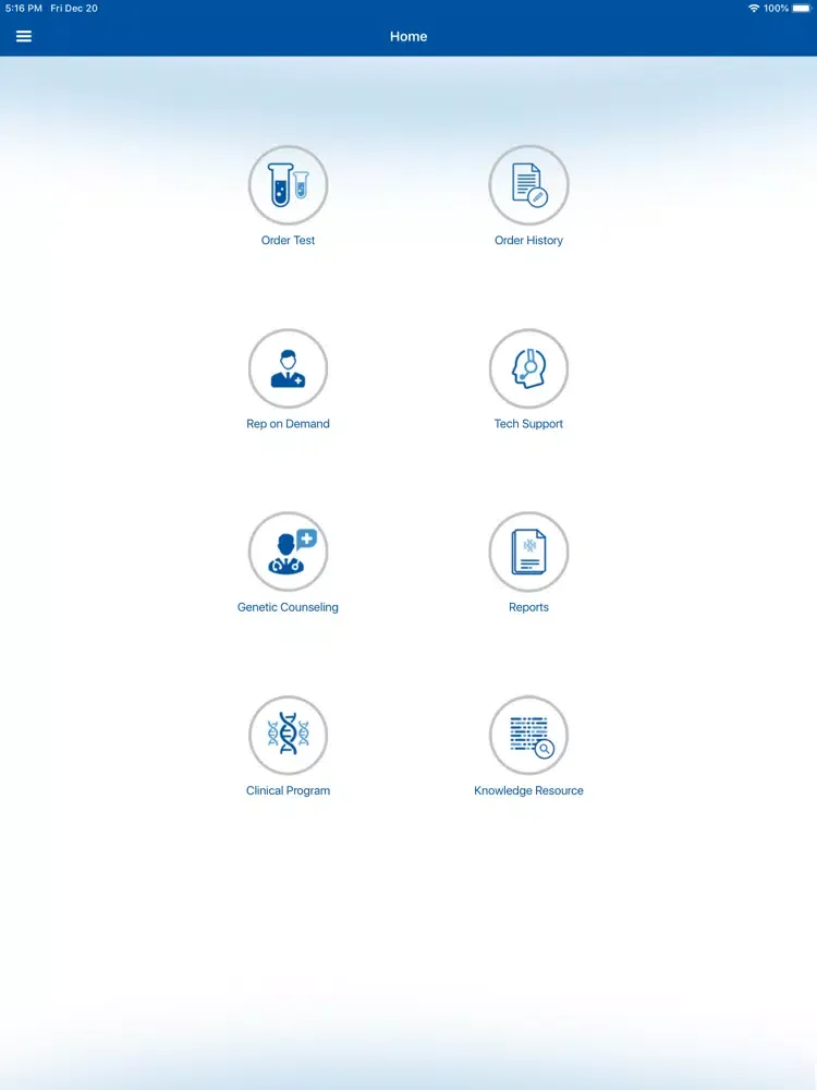 Capturas de pantalla de MedGenome Clinician App iPad 