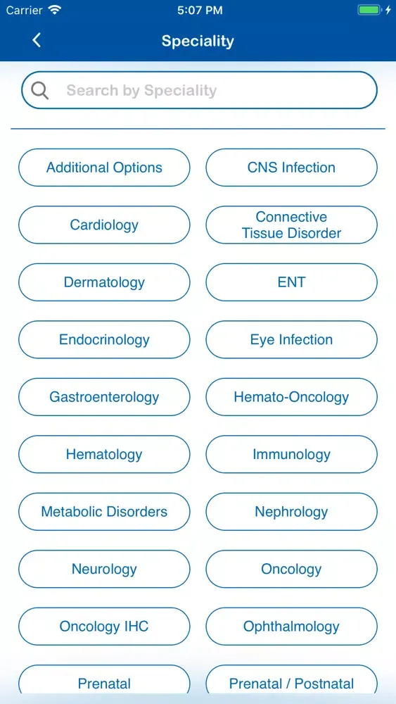 Capturas de pantalla de MedGenome Clinician App