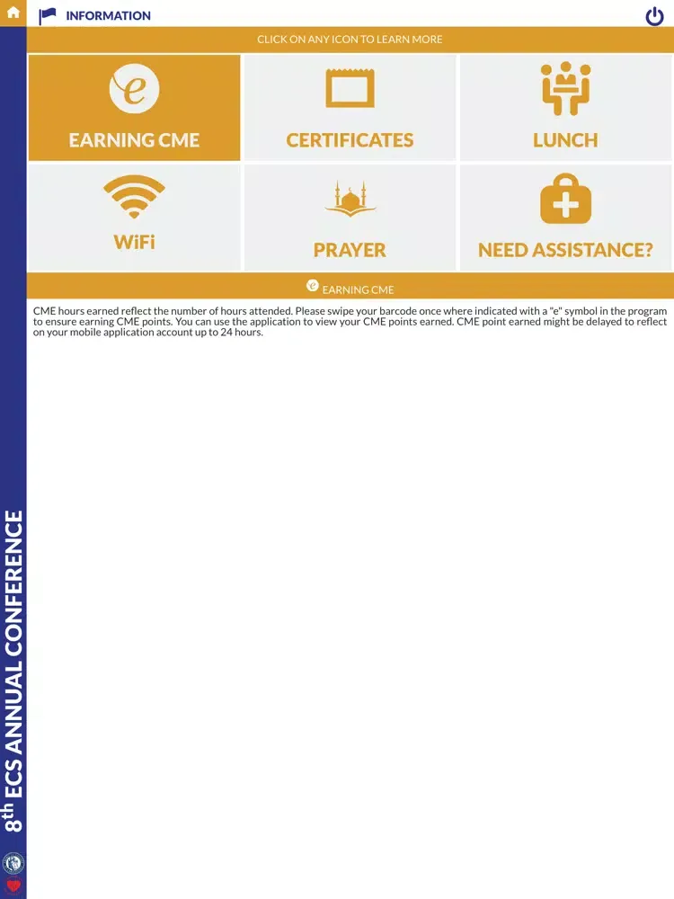 ECS ACC Conference iPad  سکرین شاٹس