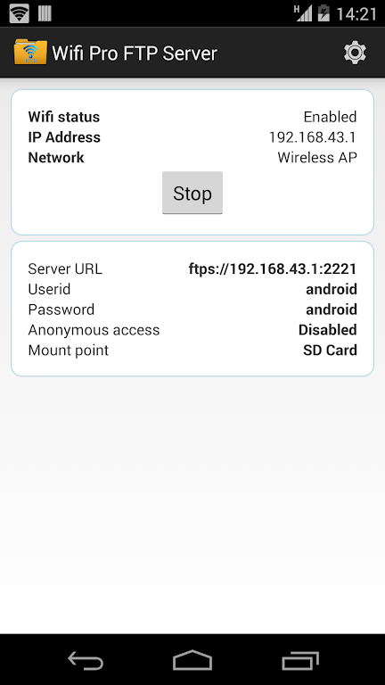 WiFi Pro FTP Server-screenshot-5