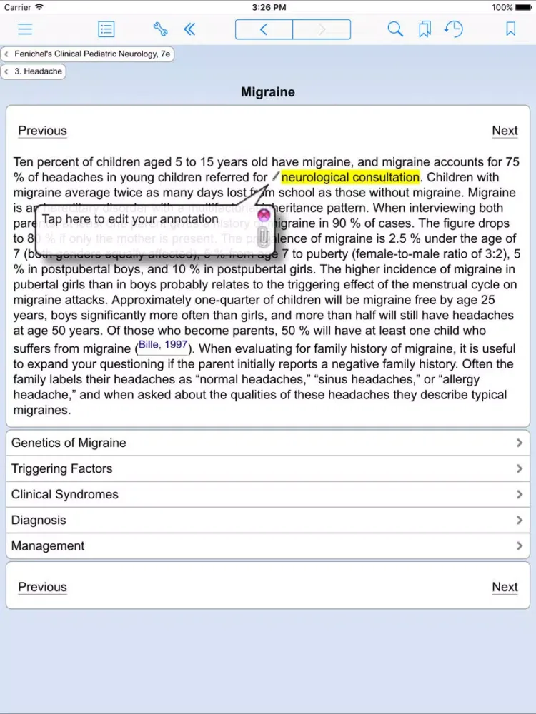 Скриншоты Fenichel's Clinical Pediatric Neurology, 7th Ed iPad 