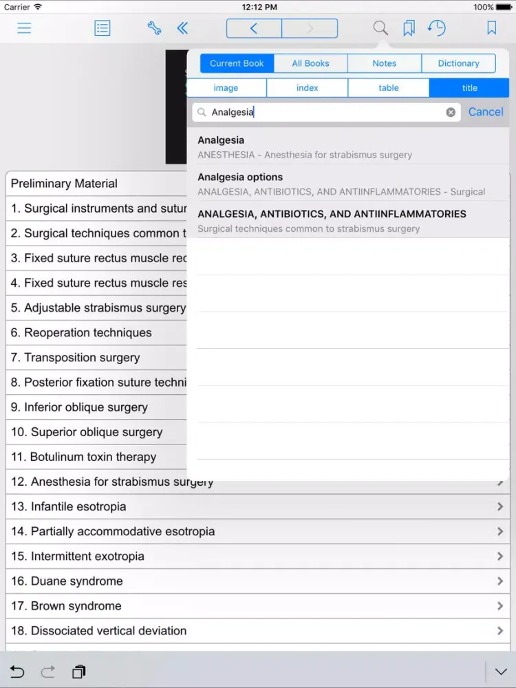 Zrzuty ekranu Strabismus Surgery iPad 