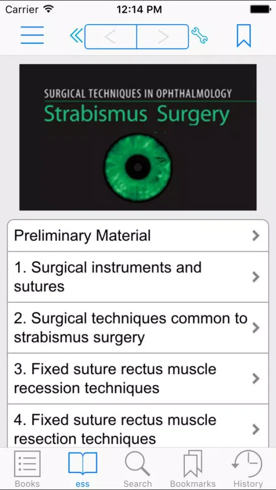 Zrzuty ekranu Strabismus Surgery