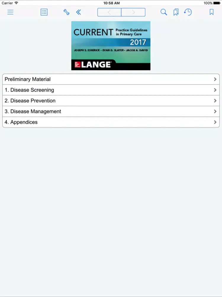 CURRENT Practice Guidelines In Primary Care 2017 iPad  Ekran Görüntüleri