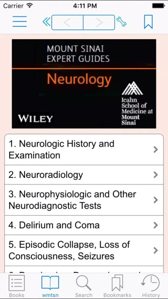 Tangkapan skrin Mount Sinai Expert Guides: Neurology (FREE Sample)