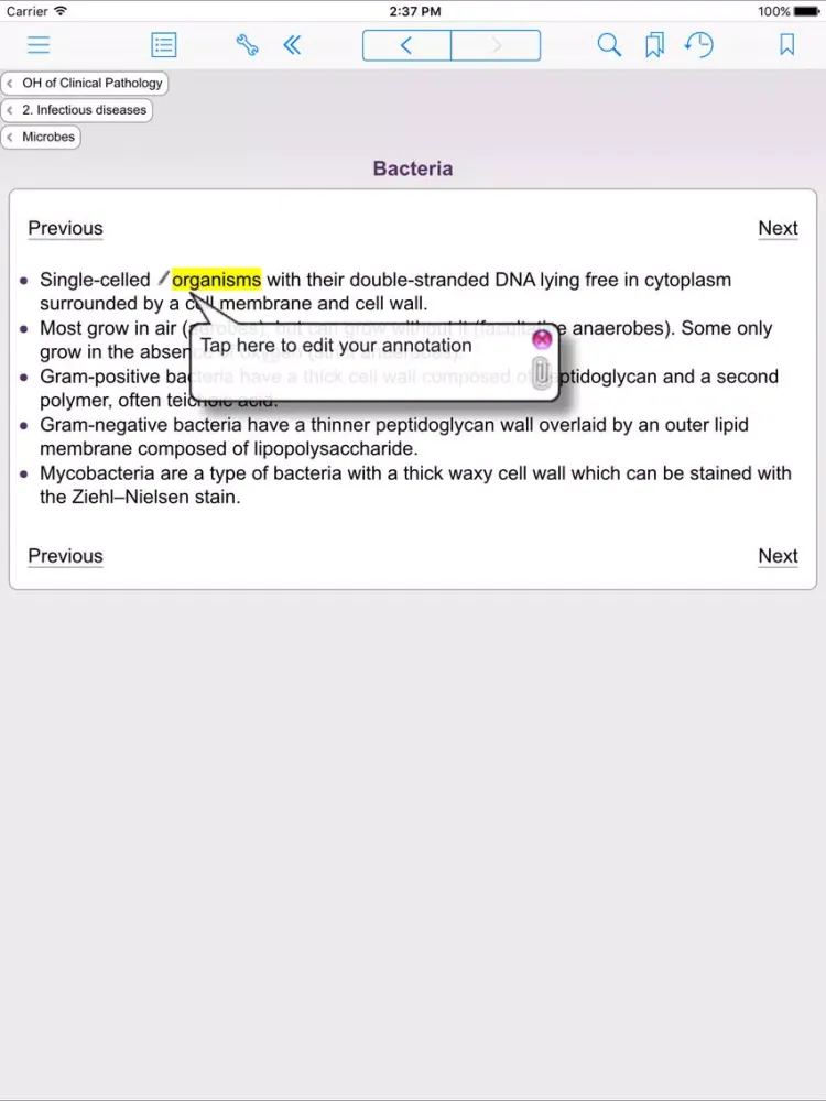 Oxford Handbook of Clinical Pathology iPad  স্ক্রিনশট