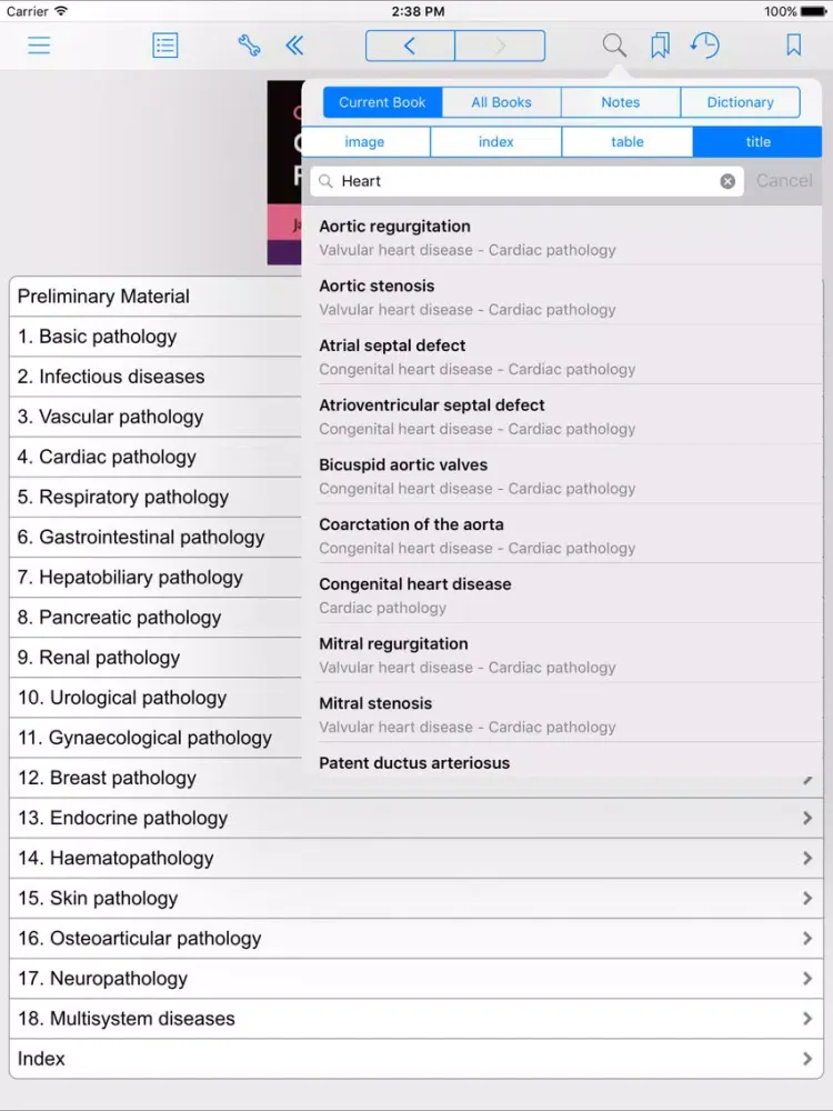 Oxford Handbook of Clinical Pathology iPad  স্ক্রিনশট