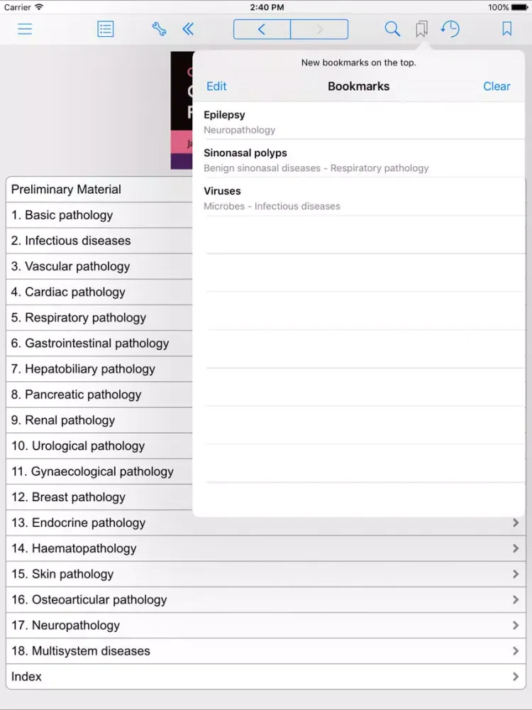 Oxford Handbook of Clinical Pathology iPad  স্ক্রিনশট