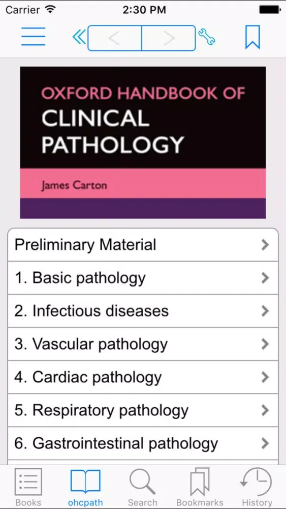 Oxford Handbook of Clinical Pathology স্ক্রিনশট