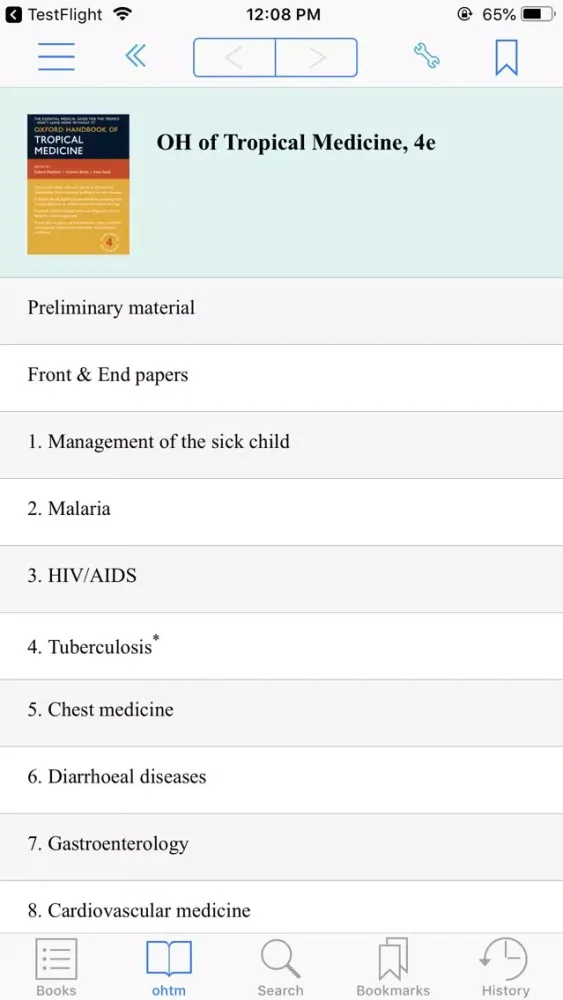 Oxf HB of Tropical Medicine,4E Screenshots