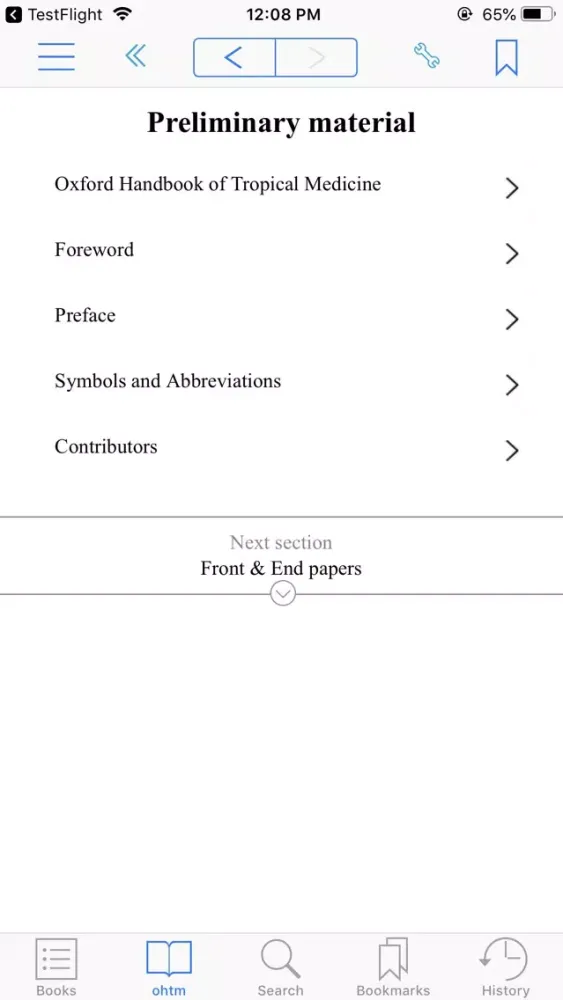 Oxf HB of Tropical Medicine,4E Screenshots
