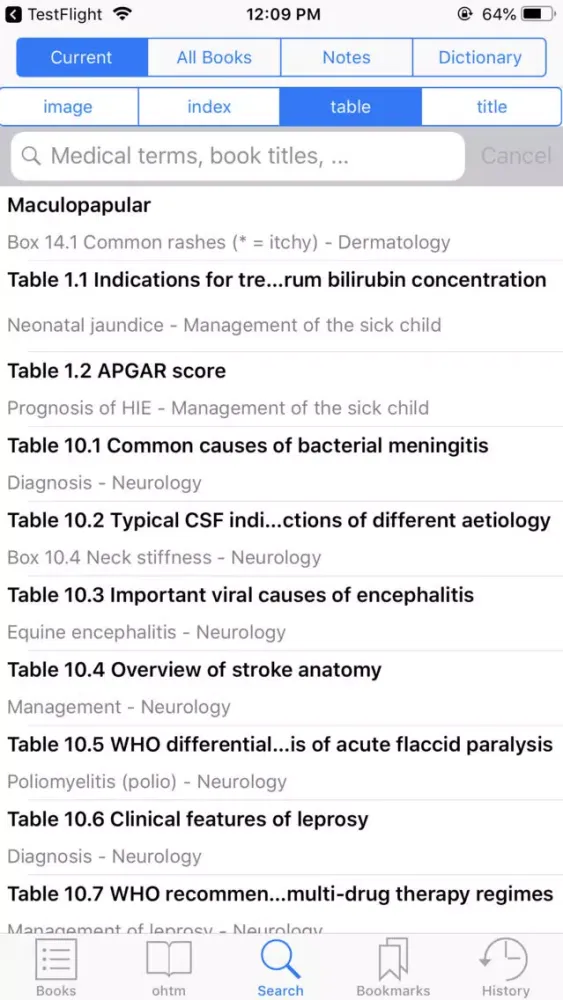 Oxf HB of Tropical Medicine,4E Screenshots