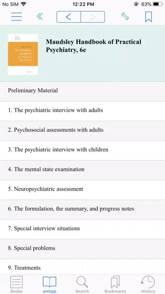 Tangkapan layar Maudsley HB Prac Psychiatry 6E