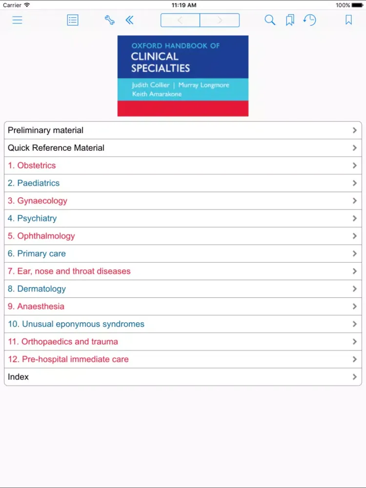 MedHand Mobile Libraries iPad  स्क्रीनशॉट