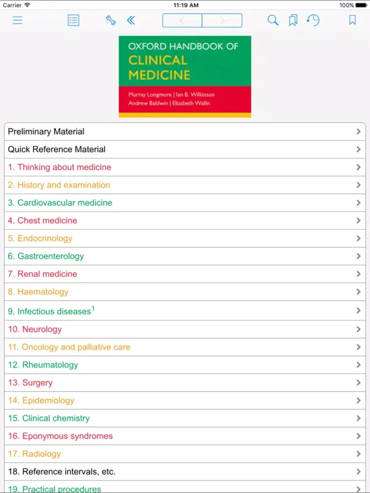 MedHand Mobile Libraries iPad  स्क्रीनशॉट