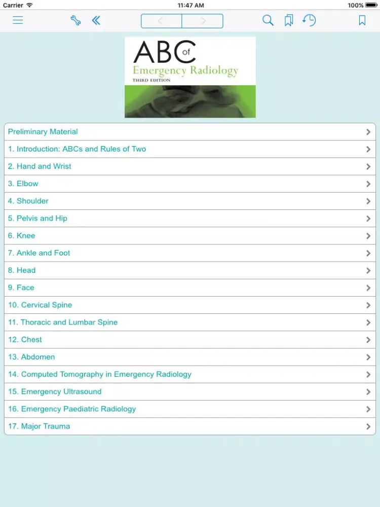 ABC of Emergency Radiology, 3rd Edition iPad  Screenshots