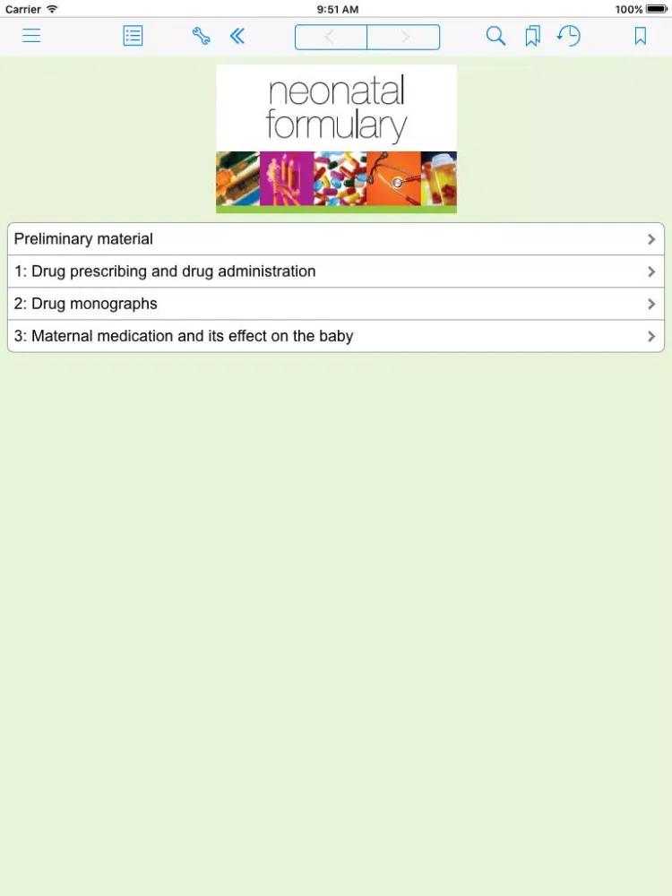 Скриншоты Neonatal Formulary: Drug Use in Pregnancy and the First Year of Life, 7th Edition iPad 