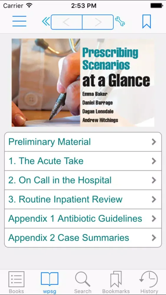 Tangkapan layar Prescribing Scenarios at a Glance