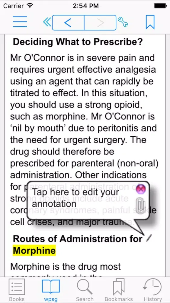 Tangkapan layar Prescribing Scenarios at a Glance