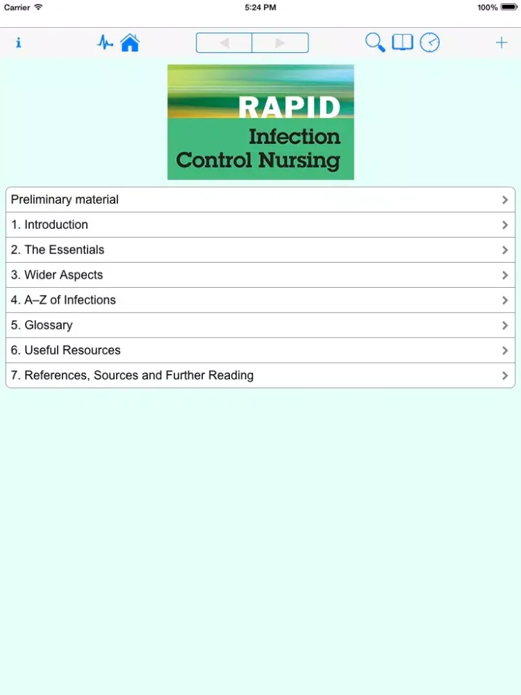 Rapid Infection Control Nursing(FREE Sample) iPad 应用截图