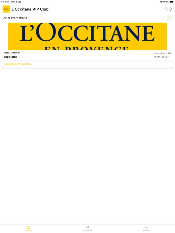 L’Occitane MM VIP Club iPad 应用截图
