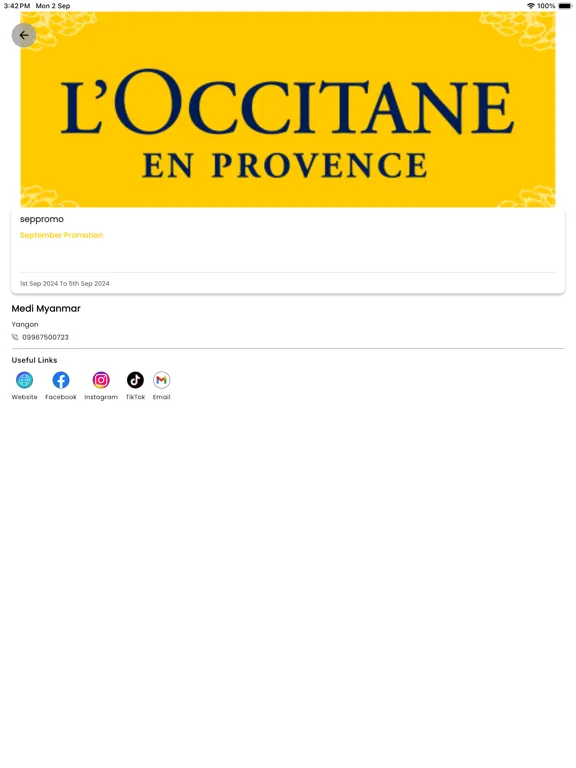 L’Occitane MM VIP Club iPad 应用截图