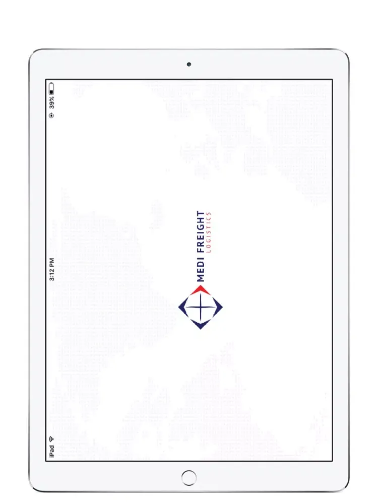 Tangkapan layar Medi Freight tTask View iPad 