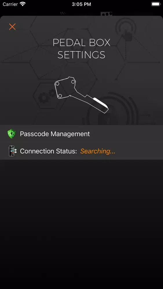 ภาพหน้าจอของ PedalControl