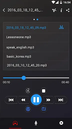 Capturas de pantalla de Voice Recorder