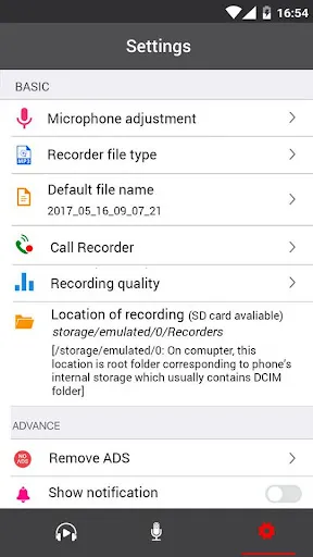 Capturas de pantalla de Voice Recorder