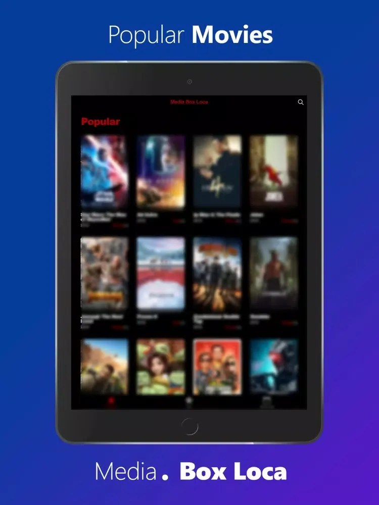 تصاویر Media Box Loca - HD Movies Now iPad 