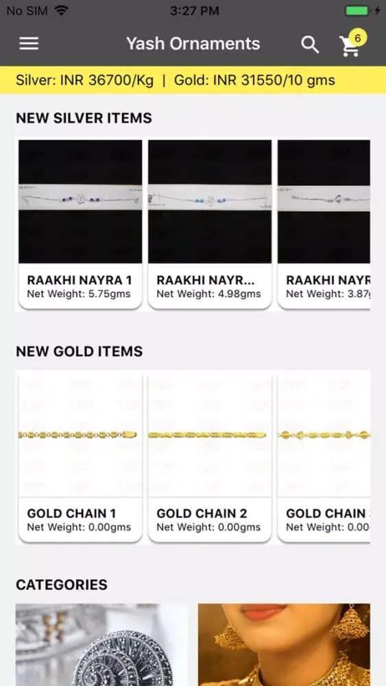 Capturas de pantalla de Yash Ornaments