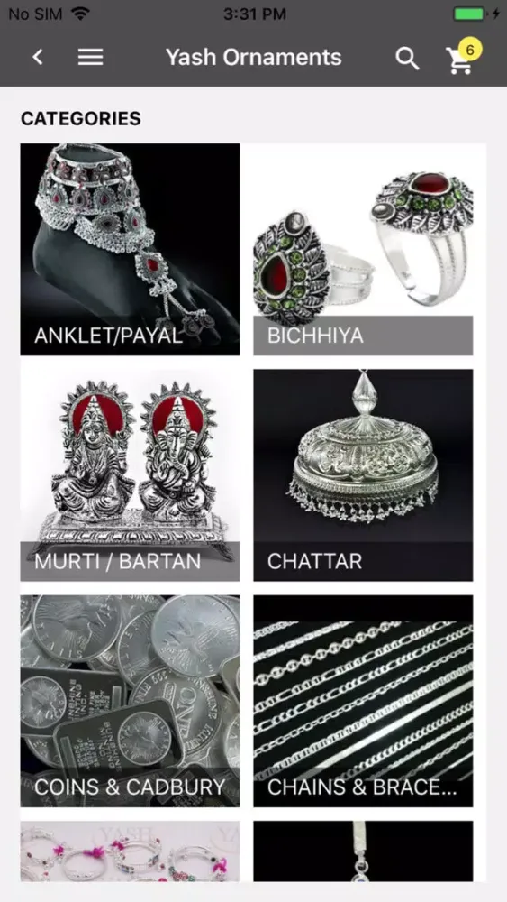 Capturas de pantalla de Yash Ornaments