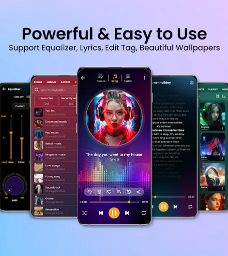 Capturas de pantalla de Music player