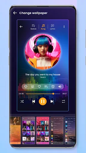 Capturas de pantalla de Music player
