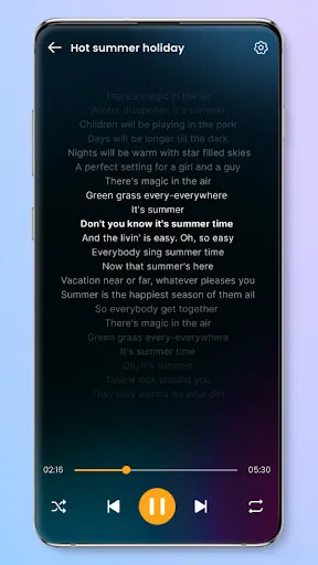 Capturas de pantalla de Music player