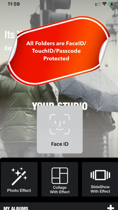 Photo Video Effect with Lock スクリーンショット