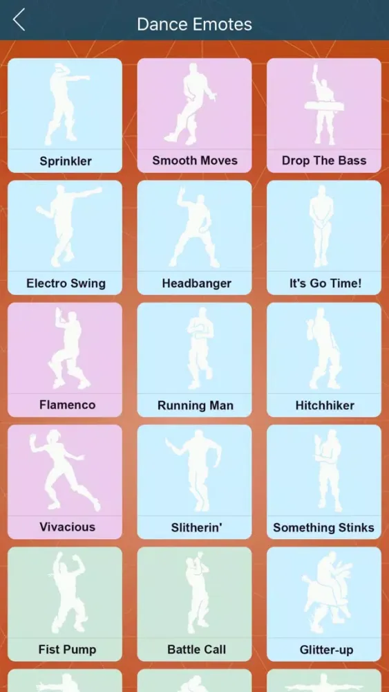Capturas de tela do EMOTE for FORTNITE DANCES